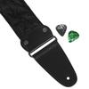 Universals Guitar Strap with Pick Pocket Adjustable Cotton Guitar Shoulder Strap Belt for Acoustics Electric Bass Guitar