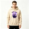 Men Anime Satoru Gojo Print Pullover Hoodie Casual Long Sleeve Sweatshirt for Daily Wear