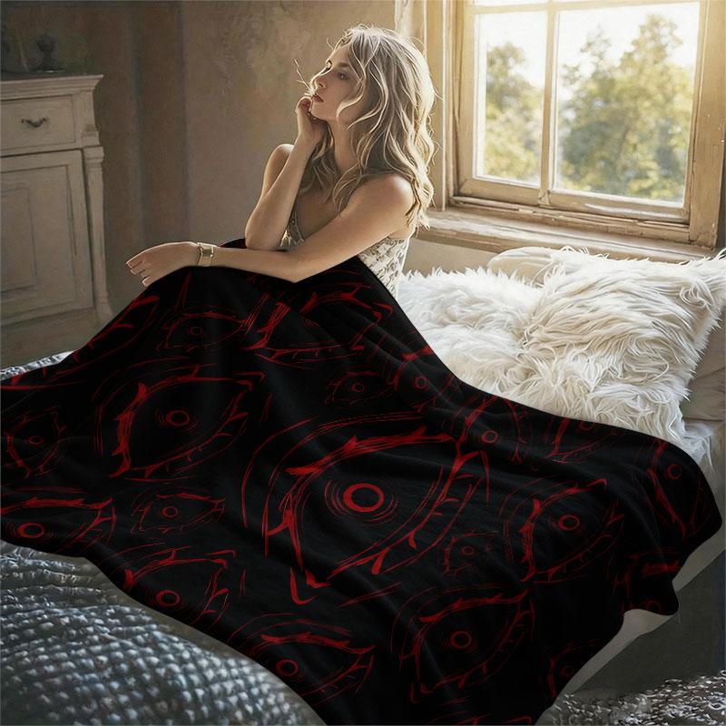 Rainbow Star Galaxy Flannel Blanket Warm Soft Halloween Christmas Decorative Couch Warm Cozy All-Season Gift