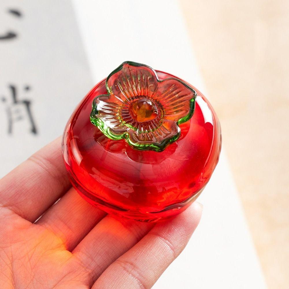 Traditional Pumpkin Persimmon Paperweight Drawing Calligraphy Accessories Art Supplies