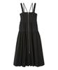 Furfur Tiered Gathered Jumper Skirt Black Women's RWFO251075,