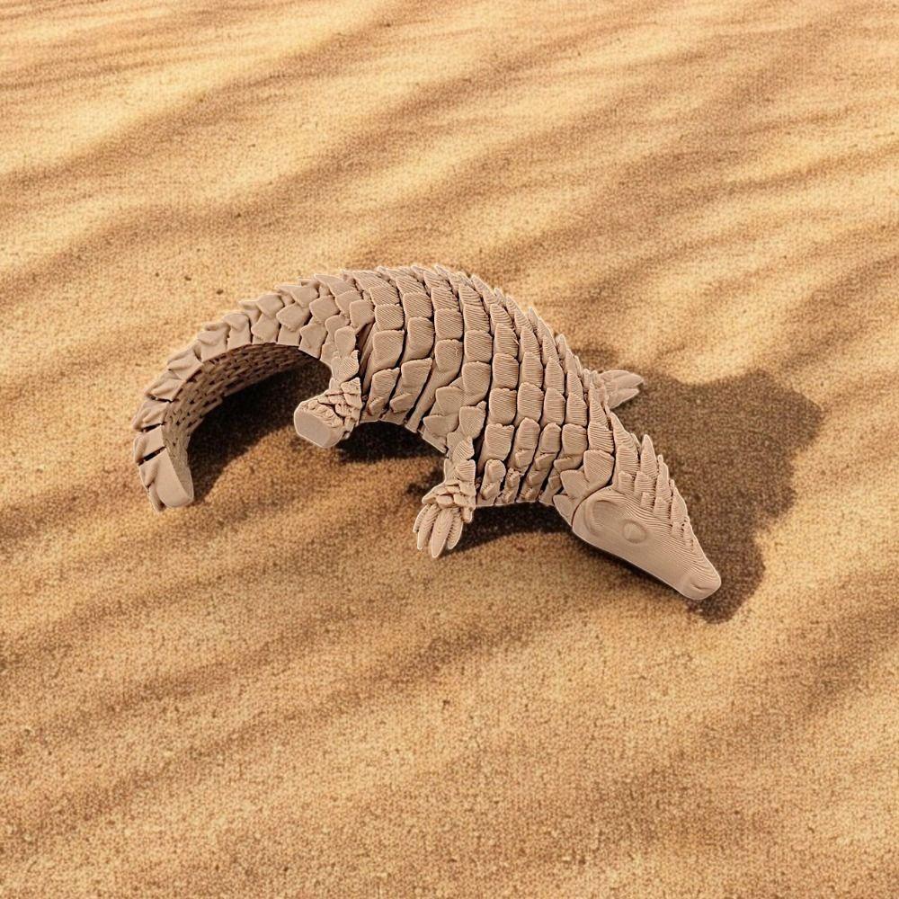 Realistic 3D Printed Pangolin Cartoon 3D Printed Pangolin Model Pangolin Ornament Birthday Gift