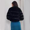 European & American Spliced Rex Rabbit Fur Coat - Women's Trendy Haining Short Style