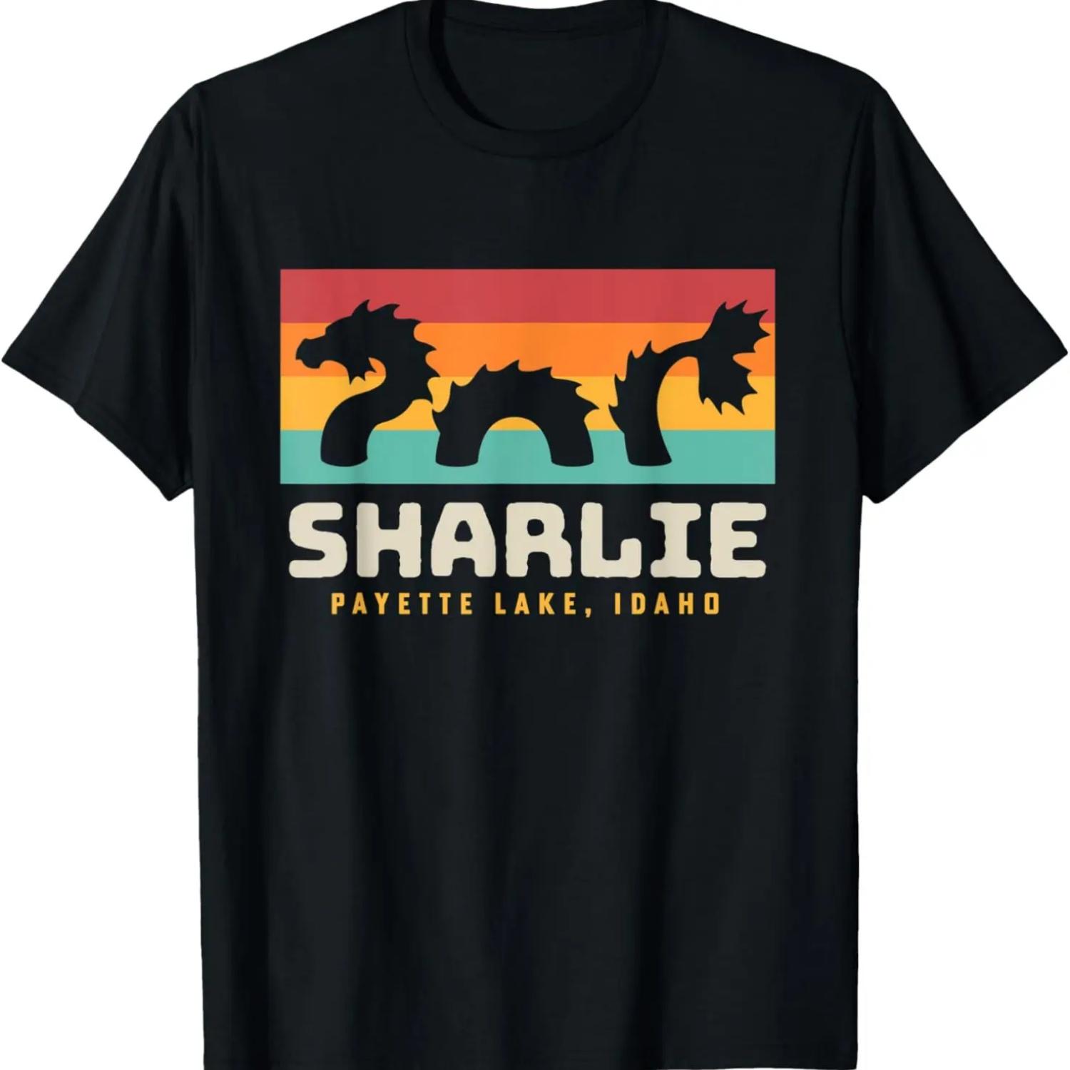 Sharlie the Payette Lake Monster McCall Idaho Folklore T-Shirt S