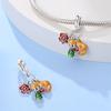 Copperfox Rose Princess Castle Fairy Tale Charms Bead Fit Pandachoriginal Bracelets Diy Jewelry Birthday Gift