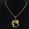 Bird Flower Chain Necklace for Women Men Animal Pendant Jewelry Accessories