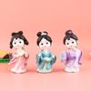 Chinese Hanfu Style Girlish Heart Figurine - Desktop Ornament & Gift