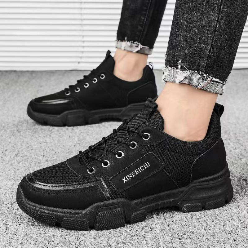 Shoes Outdoor non-slip light work wear-resistant black board shoes sports leisure breathable labor insurance shoes