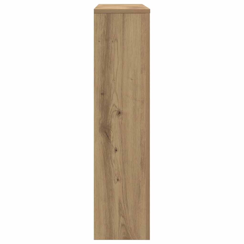 Radiator Cover Artisan Oak 149x20x82 cm Engineered Wood
