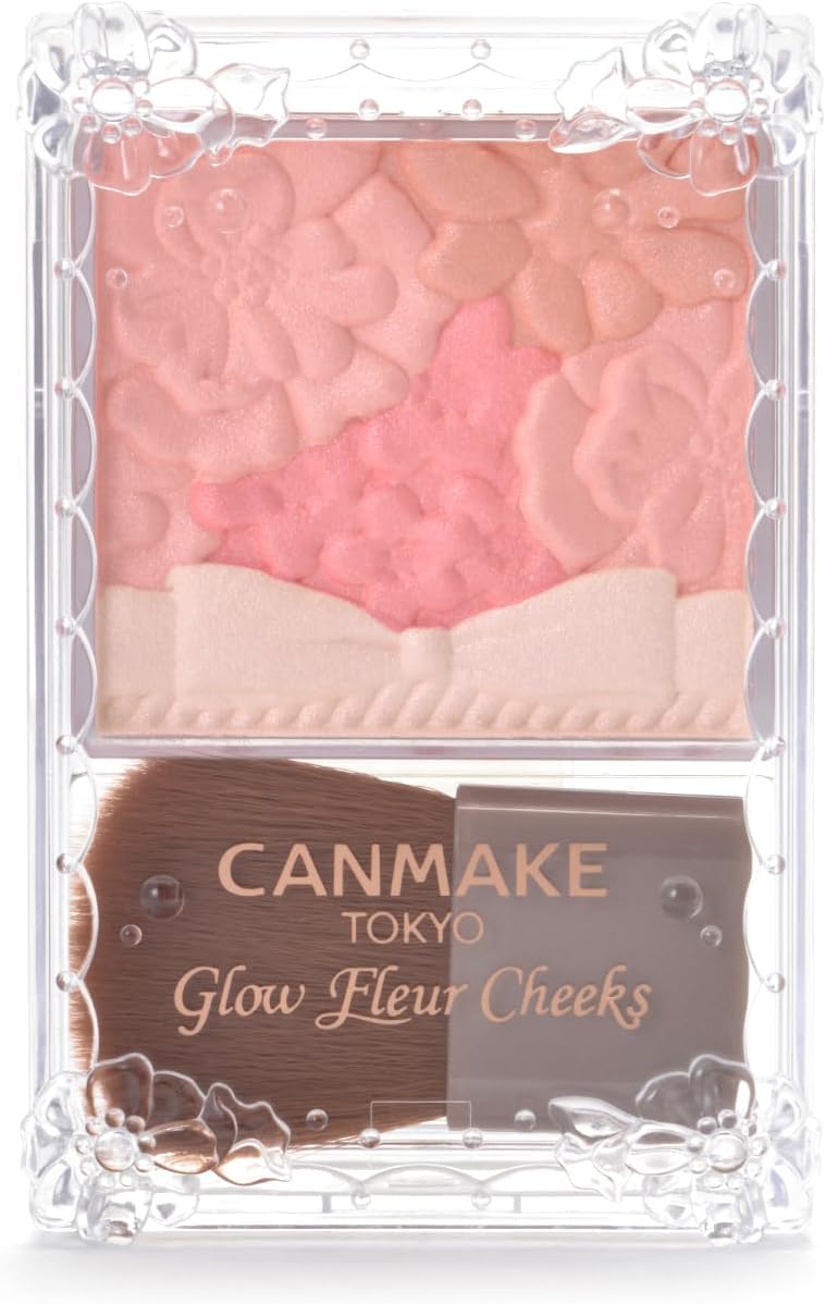 Canmake Glow Fleur Cheeks 01 Peach Fleur 6,3 г, одиночный товар 01 Peach Fleur