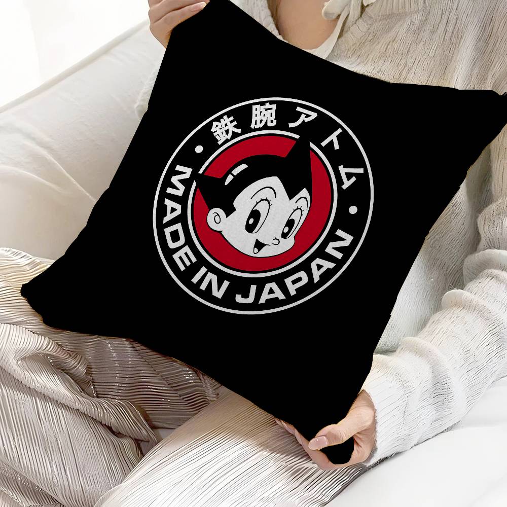 A-Astro Boy Anime Cushion Cover Car Throw Pillow Case For Sofa Car Christmas Gift 40x40cm 45x45cm