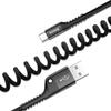 Baseus Spring 1M 2A Spring USB To USB-C Cable (Black)