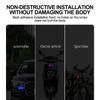 Motocykly Auto Mini LED Bezdrátové výstražné světlo Výstražné světlo proti krádeži Zabraňuje kolizi zezadu Solární stroboskop Auto příslušenství