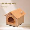 Four Seasons Warm Pet House: Removable & Washable Bed for Cats and Small Dogs