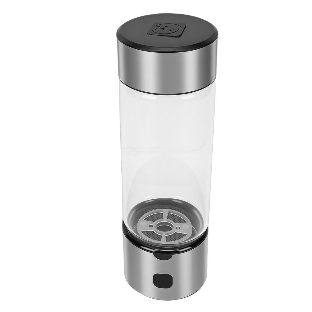 Hydrogen Water Bottle Generator 460ml Portable USB Rechargeable Hydrogen Rich Water Glass Cup for Home Office Travel