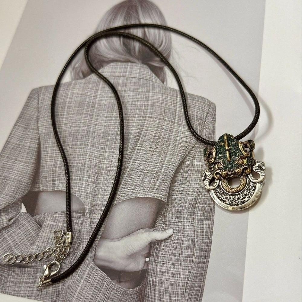 

Подвеска, Набор цепочек, Ретро, С элементами из бронзы в национальном стиле