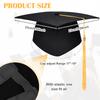Academic Hat Free Size Academy Souvenir Caps Cosplay Supplies Ornament DIY Party Accessories Unisex Graduation Hat