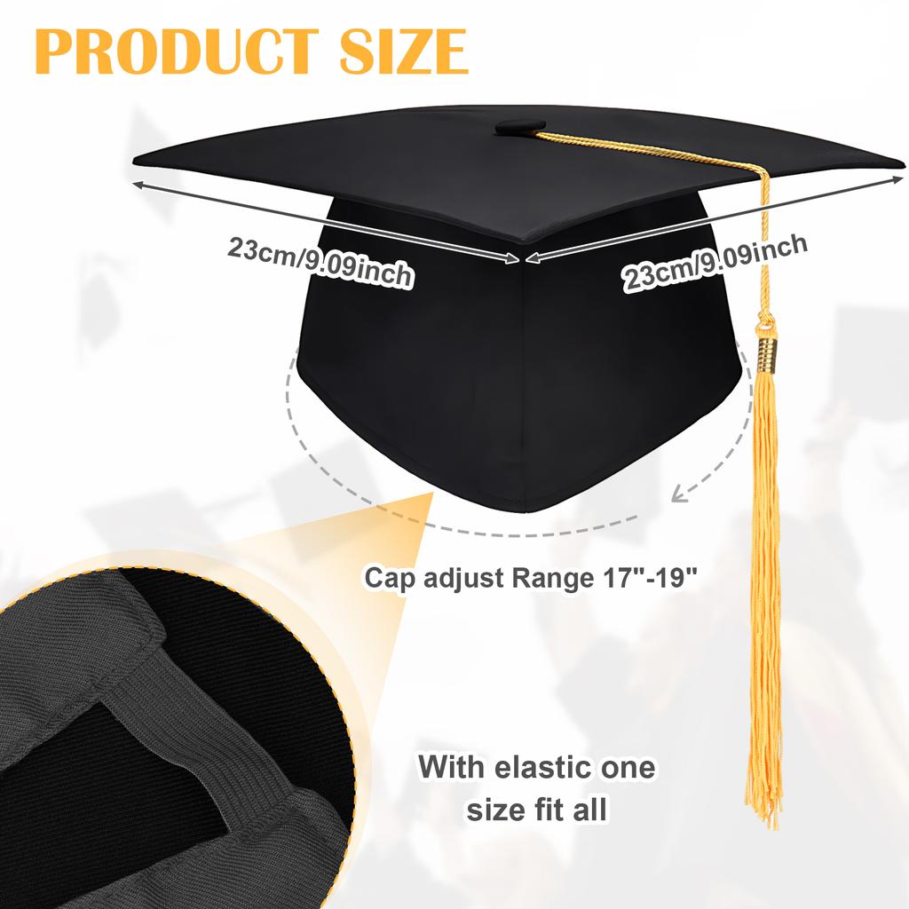 Akademischer Hut Einheitsgröße Akademie Souvenir Kappen Cosplay Zubehör Ornament DIY Partyzubehör Unisex Abschluss Hut
