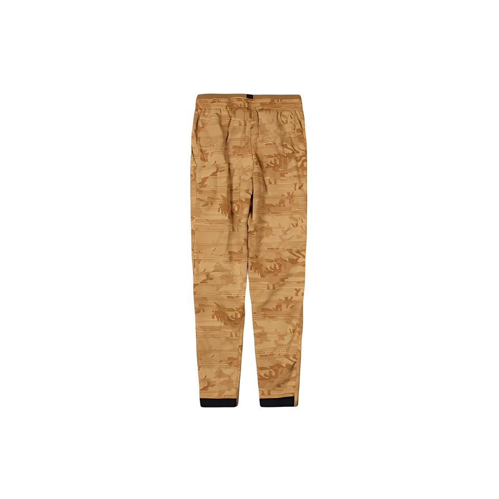 Nike Dri-Fit Camouflage Print Straight-Leg Casual Pants Men Bottoms Yellow 890656-722