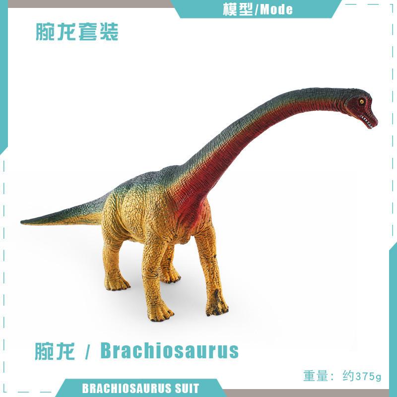 

Realistic Jurassic Dinosaur Model Brontosaurus Desktop Decoration Pvc Figurine Yellow Armored Dragon