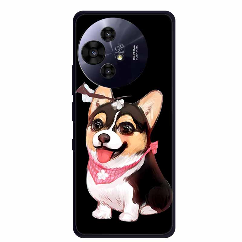 Coque For TCL 50 Pro NxtPaper 5G Case Shockproof Black Silicone Soft TPU Back Cover For TCL 50 Pro NxtPaper Phone Case Cartoon