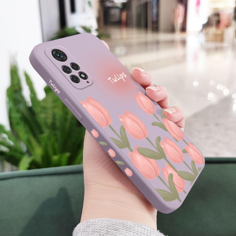 Elegant Tulip Phone Case For Xiaomi Redmi Note 15 Pro Plus 4G 5G Silicone Cover