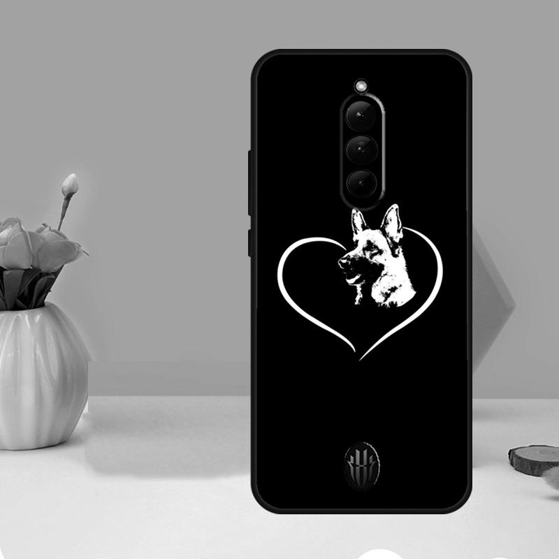 Cartoon German Shepherd Dog Case For Nubia Red Magic 10 8 9 Pro Plus 6 7 6S 7S Pro 6R 5G RedMagic 8S 9S Pro Plus Cover