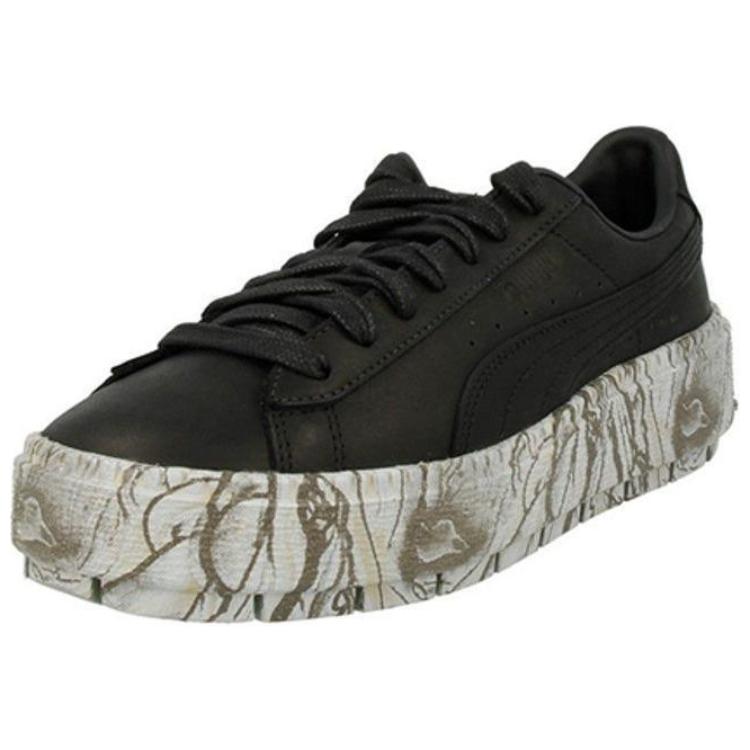 Puma Tênis de Cano Baixo Platform Trace Mimicry Tênis Unissex Preto 366978-02