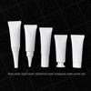 10g White Cosmetic Soft Tube, 10ml Empty Plastic Bottle, Small Capacity Trial Size