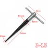 Handheld Tapered Reamer Set 1/8-1/2 Inch & 5/32-5/8 Inch Bridge Pin Hole Tapered Reamers Machinist Luthier Tools