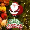 Christmas Hanging Door Banner Santa Claus Snowman Couplet Suitable for Home Merry Christmas Decoration Party New Year Gift 2025