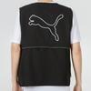 Puma Alphabet Logo Utility-Weste mit mehreren Taschen Herren Oberbekleidung Schwarz 537224-01
