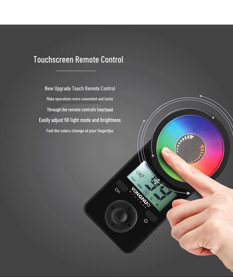 Yongnuo YN300Air II: Thin & Portable RGB LED Photography Light with Adjustable Color Temperature