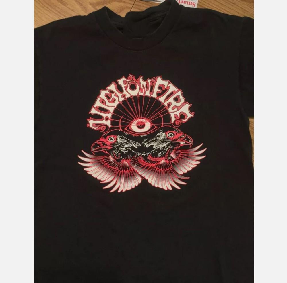 High On Fire Band First Cotton Short Sleeve Black Men   T-Shirt
