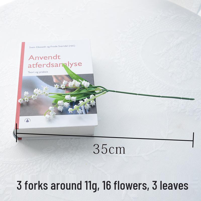Nordic Lily of the Valley Wedding Bouquet - High Quality Faux Flowers & Greenery.