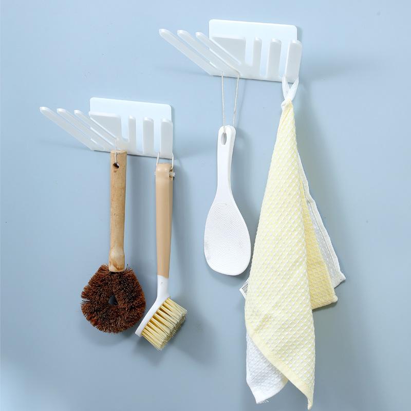 Kitchen Rack Seamless Punch-free Hook Hook Rack Hanging Storage Rack