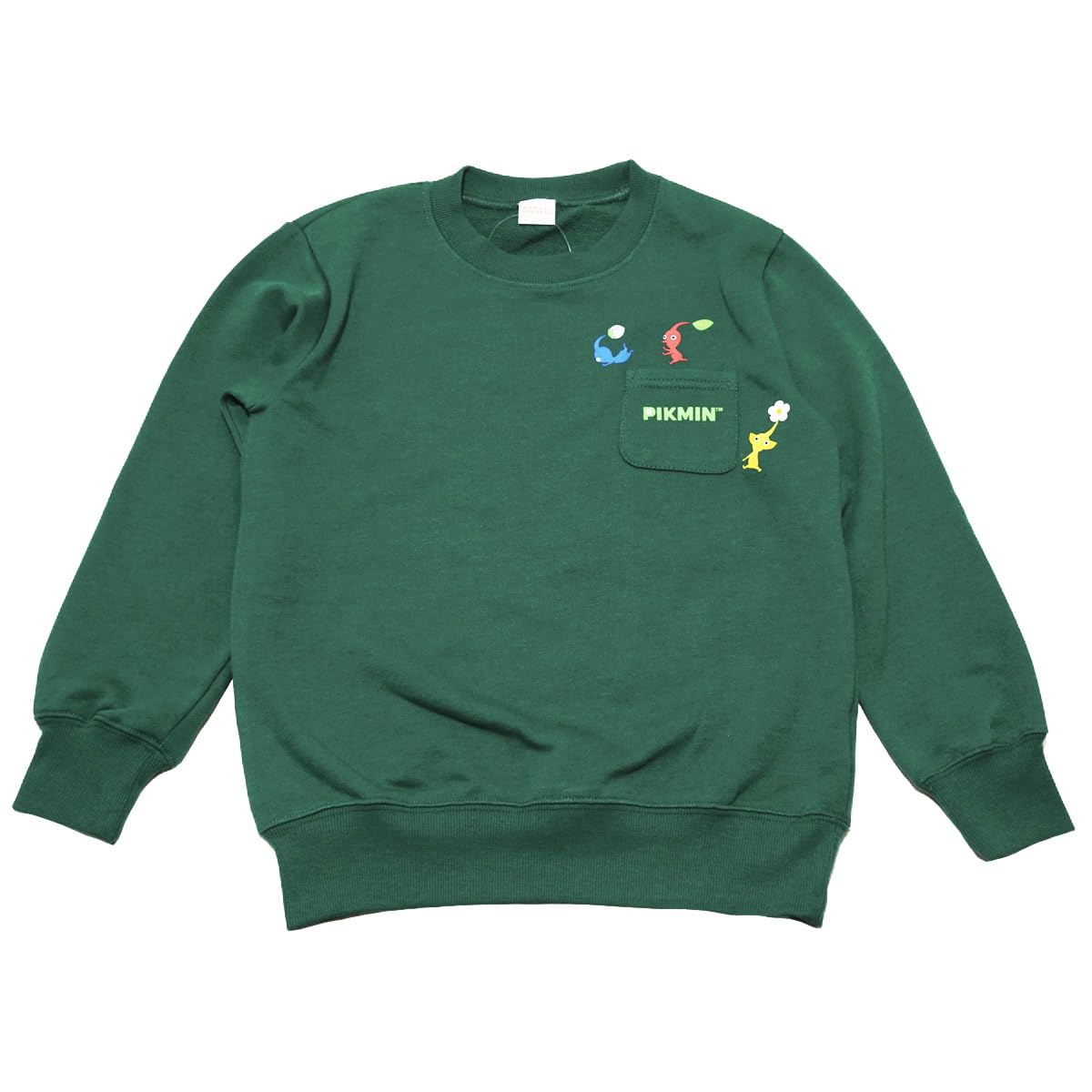 

Bandai Классическая флисовая толстовка с длинным рукавом Pikmin fr8921az, Осень/Зима, для мальчиков, зеленая