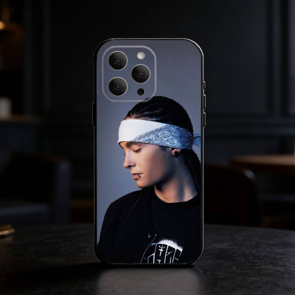 Tom K-Kaulitz Phone Case Silicone Black Soft For IPhone 17,16,15,14,13,12,11,SE,Plus Pro Max