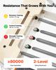 VEVOR Pilates Reformer with Tower 2.4m Pilates Machine 181kg Aluminum Alloy, for Home Use and Gym Workout, with Jump Board, Springs, Sitting Box