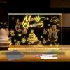 Light Up Acrylic Message Board Rewritable DIY Children's Glowing Drawing Board Message Lamp With 7 Colorful Pens