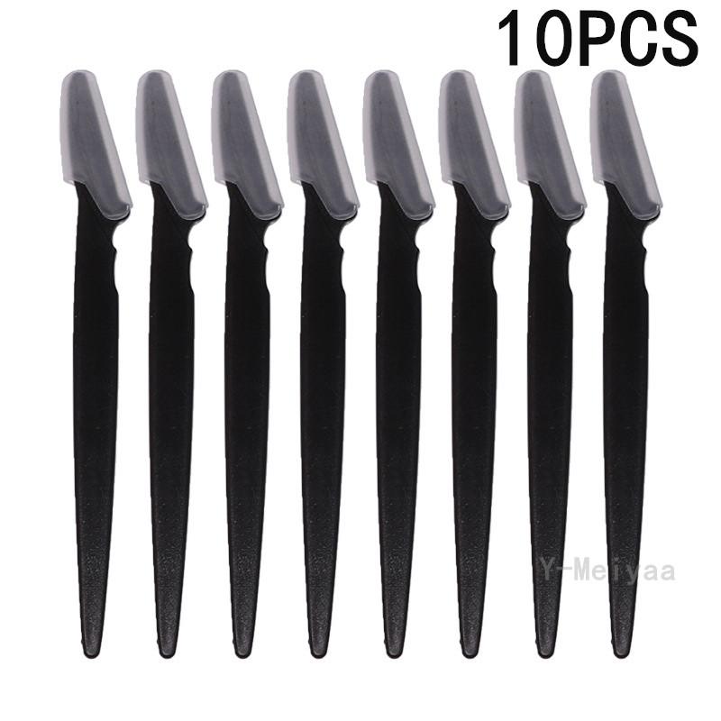 5/10/50Pcs Eyebrow Trimmer Makeup Tools Safe Eye Brow Razor Face Body Hair Removal Shaver Blades Woman Eyebrows Shaping Knife