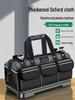 Bolsa Duradera Multifuncional Portátil para Herramientas de Carpintería: Solución de Almacenamiento para Electricistas y Reparación en Lona Espesa