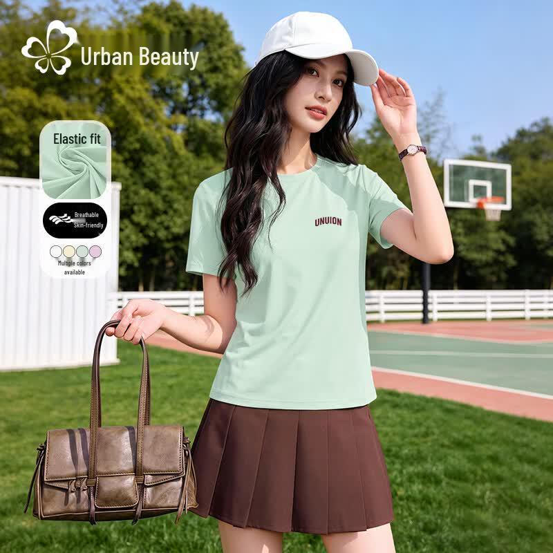 Urban Beauty Women s Ice Silk Quick Dry T-shirt S