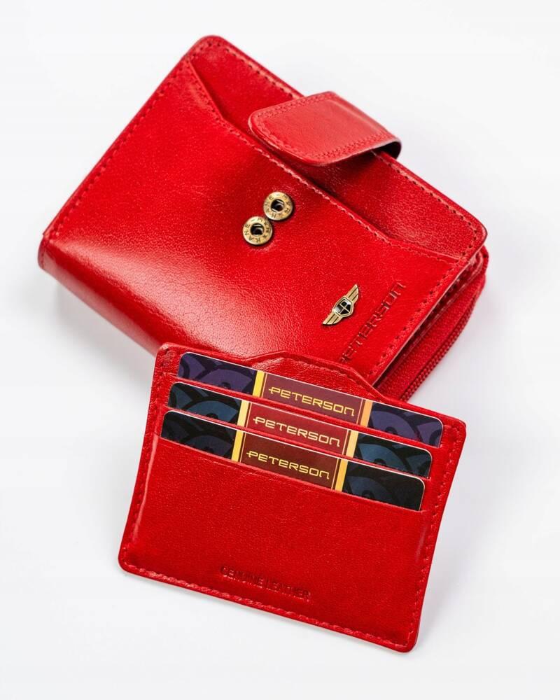 Elegante portafoglio in pelle con sistema RFID - Peterson