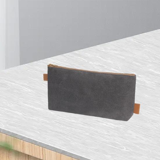 Geantă de depozitare a sculelor Pânză ceară udă rezistentă, portabilă, multifuncțională, cu fund plat, instrumente, gadgeturi, pungă organizatoare, consumabile pentru exterior