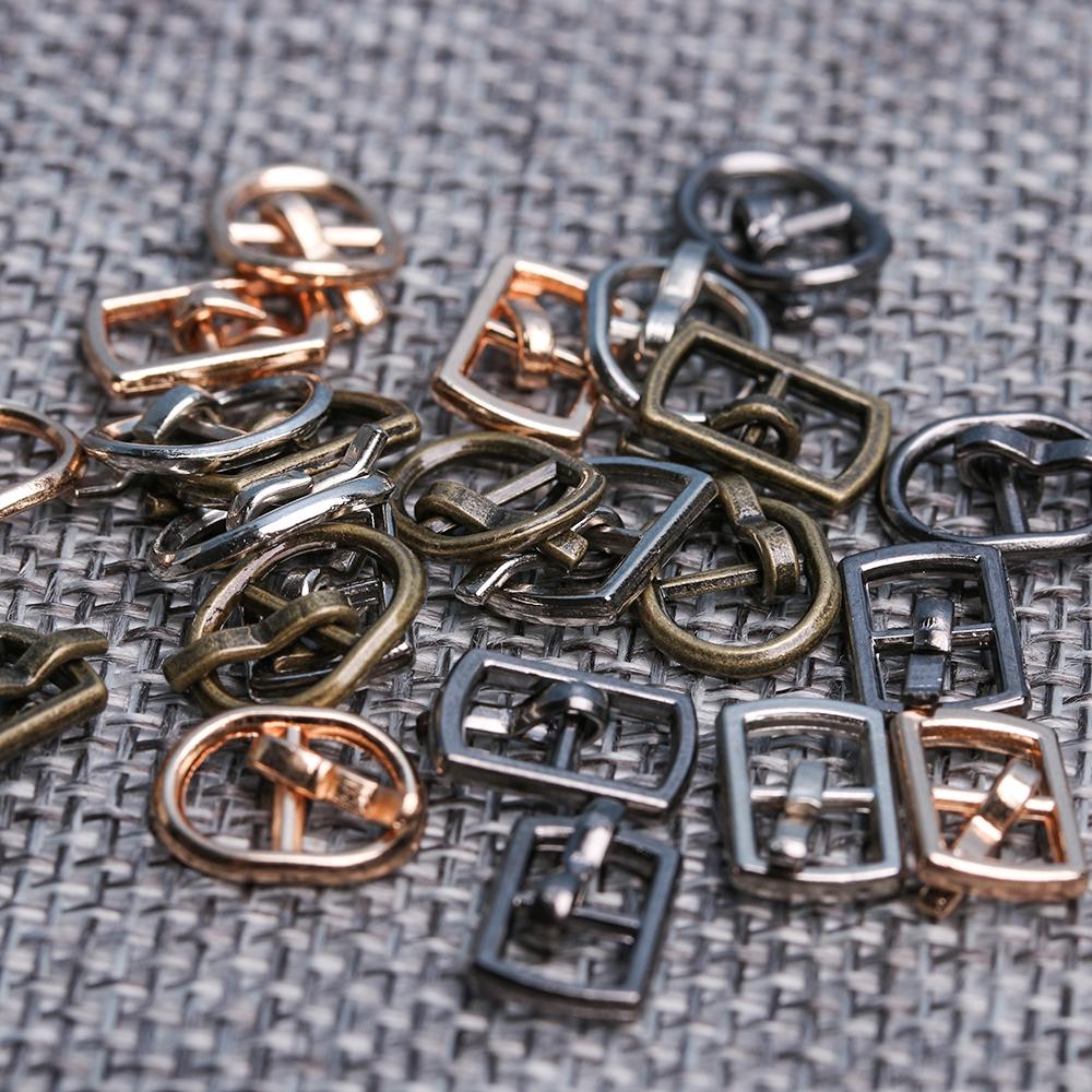4 culori Mini nasturi ultra-mici curea pentru păpuși Diy Catarame Cataramă tri-glide Accesorii pentru genți pentru păpuși