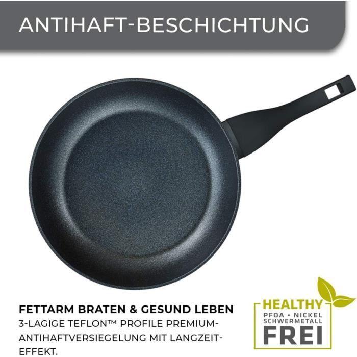 Berndes Balance Enduro Batterie De Cuisine 7 Pièces Avec Couvercle En Verre