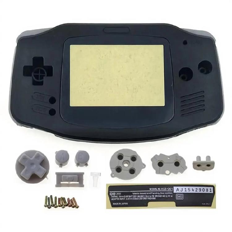 AGB-001 Older Handheld Repair Housing Kit with Shell Openings, Contact Layers and Screw Set for Service Stock Needs Daily