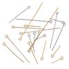 50/100Pcs Stainless Steel 9-Shape Needle Charm Accessories For DIY Necklace Bracelet Jewelry Making