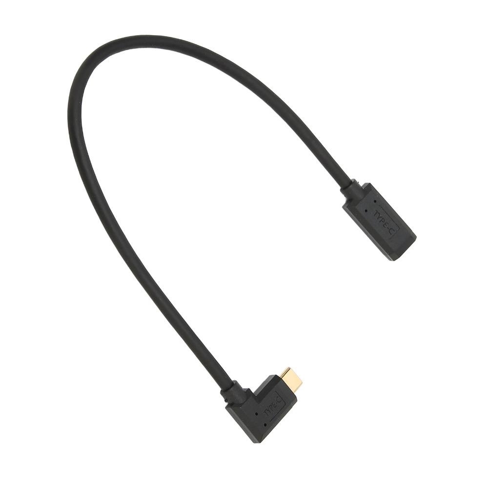 Durable Plug and Play USB3.1 Type C Cable 30cm Fast Transmission USB C Extension Cable Type C Extender Cord Charging